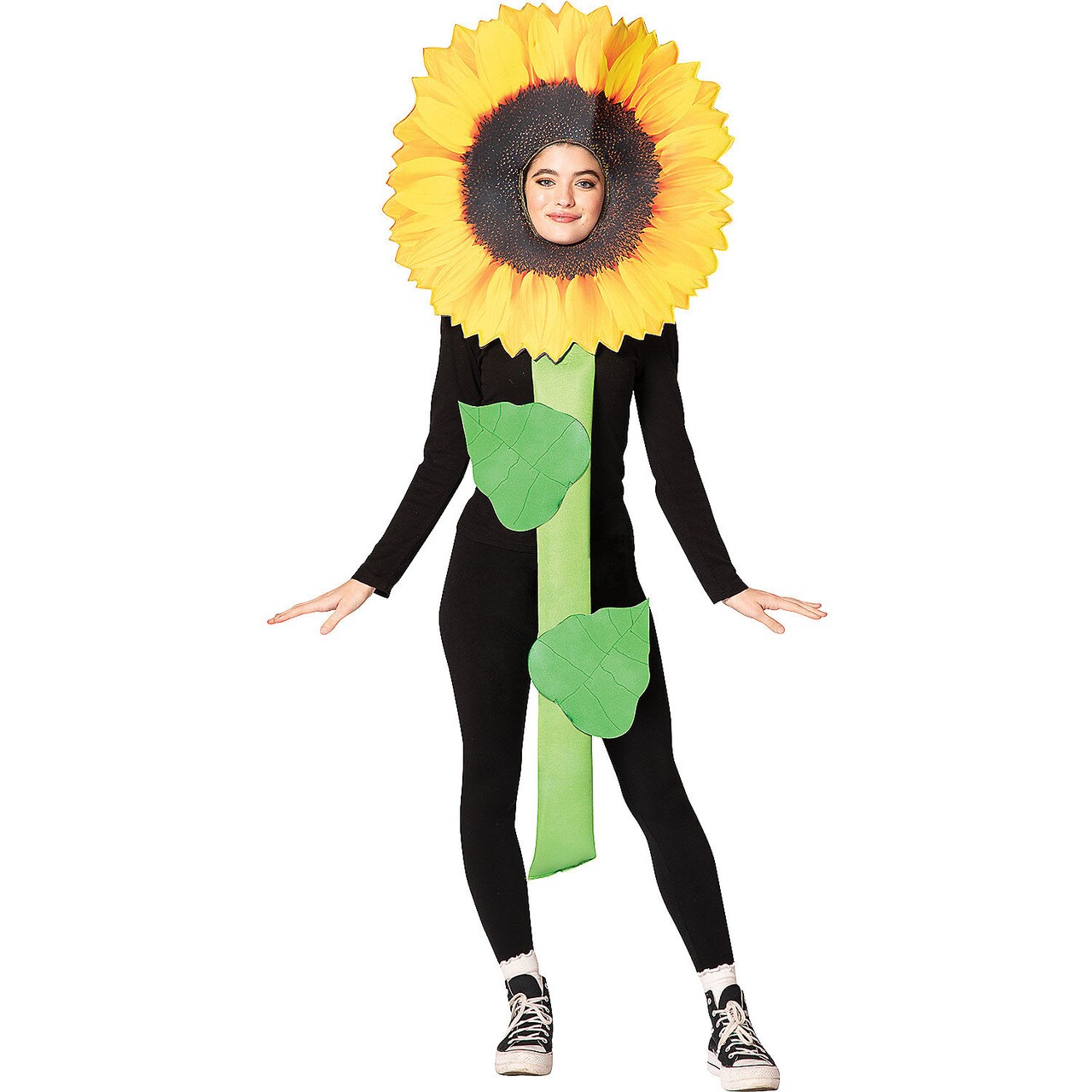 Sunflower Adult Costume One Size Cheerful Fun Halloween Outfit